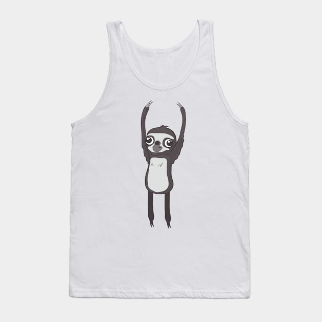 Boston the Sloth Tank Top by PandaSiege